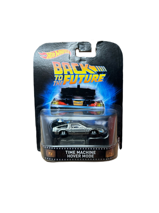 Hot Wheels Back to The Future Time Machine Hover Mode Retro Entertainment